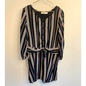 abercrombie kids Girls' 3/4 Sleeve Striped Dress